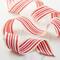 12 Pack: 2.5" x 50ft. Stripe Faux Cotton Wired Ribbon by Celebrate It™